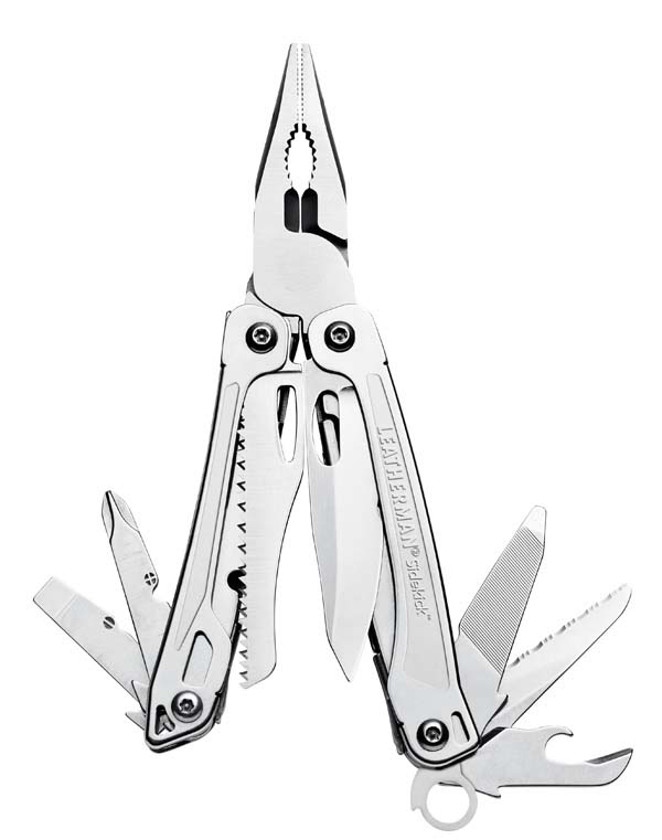 Leatherman Sidekick - stainless steel (flared open)