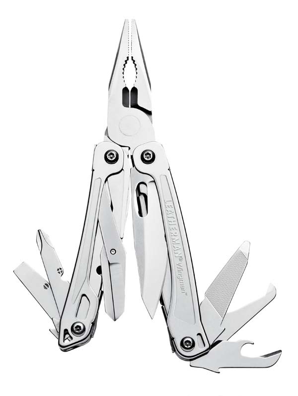 Leatherman Wingman - stainless steel (flared open)