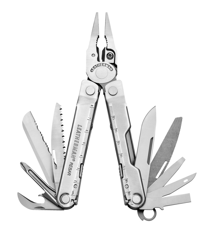 Leatherman Rebar - stainless steel (flared open)