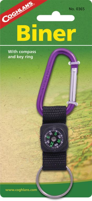 Biner with Compass & Key Ring - 