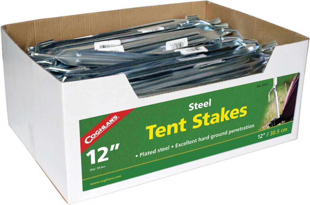 Steel Tent Pegs - 