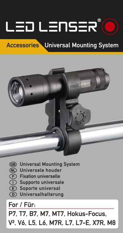 genuine accessory LED Lenser Rotating Mount for PTF,L5,L6,V2