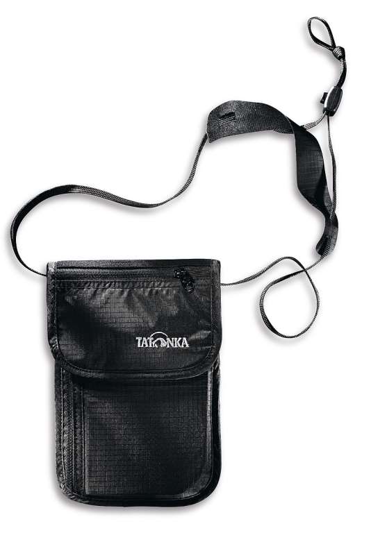 Skin Neck Pouch - black (front view)