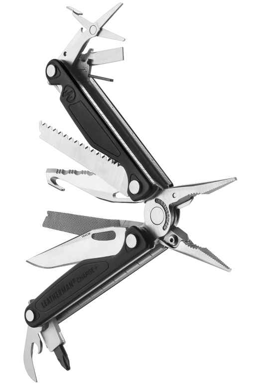 Leatherman Charge + - stainless, fanned