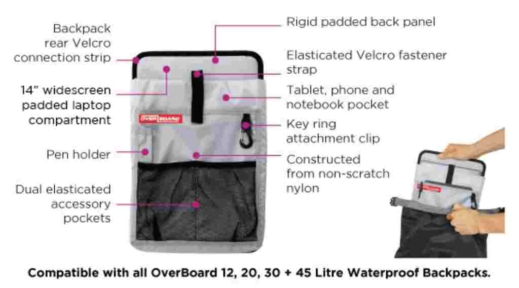 Laptop Backpack Tidy  - features