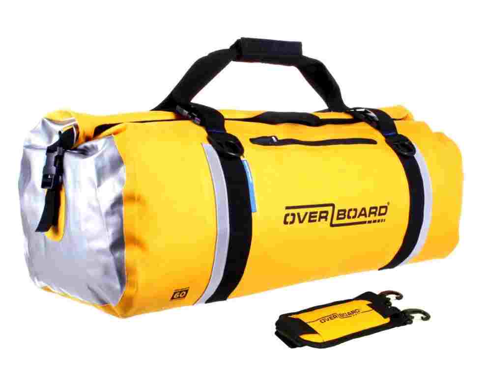 Classic Duffel 60L - front/side (yellow)