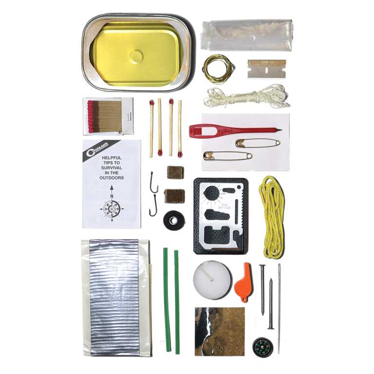 Survival Kit-In-A-Can - Survival Kit in a Can 33 pieces