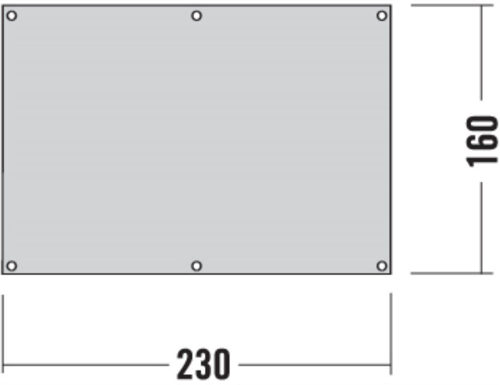 Tent Ground Sheet (230 x 160cm) - 