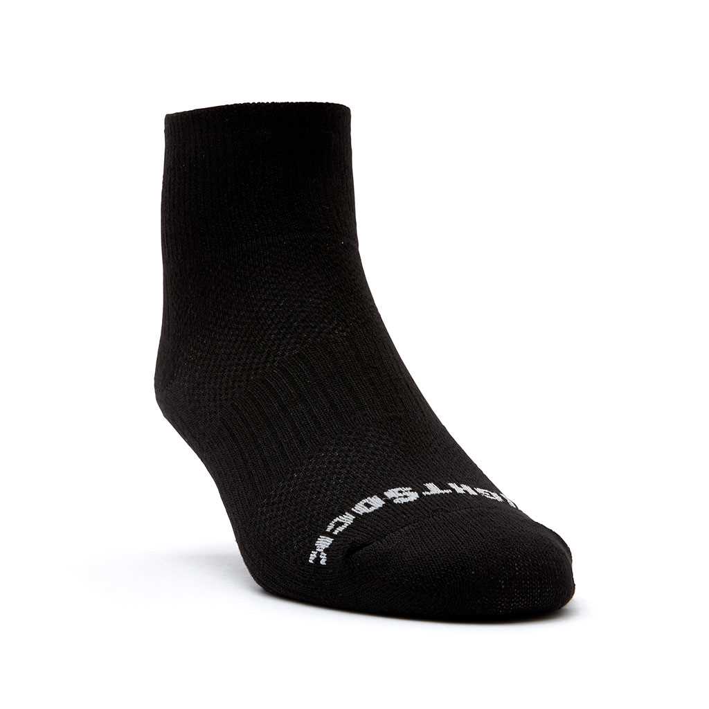 Coolmesh II - Quarter Socks - Black - Coolmesh II - Quarter Socks - Black front View