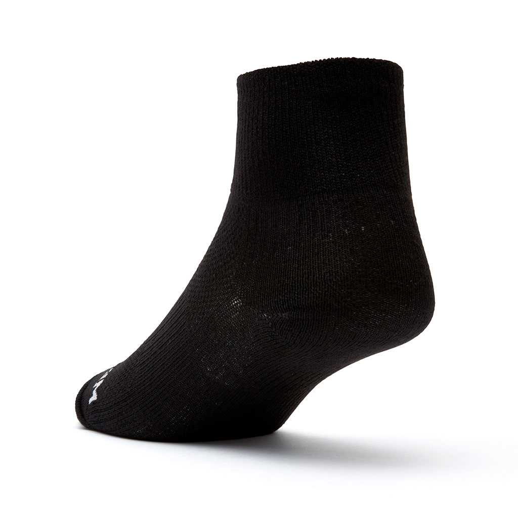 Coolmesh II - Quarter Socks - Black - Coolmesh II - Quarter Socks - Black back view