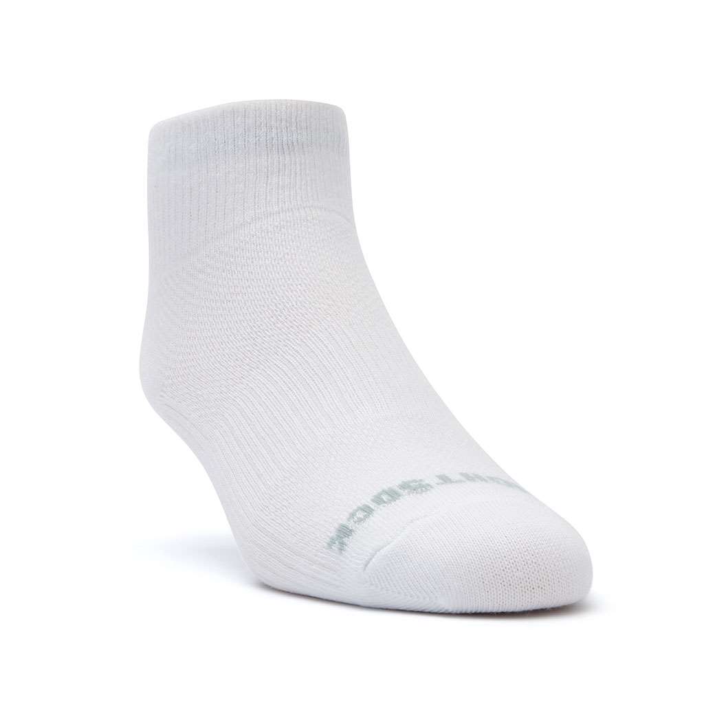 Coolmesh II - Quarter Socks - White - Coolmesh II - Quarter Socks - White front view