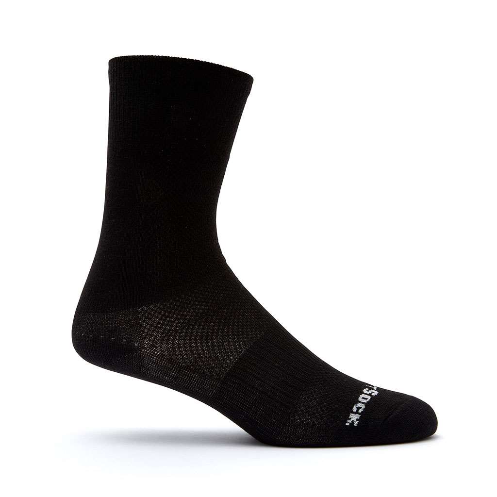 Coolmesh II - Crew Socks - Black - Coolmesh II - Crew Socks - Black side view