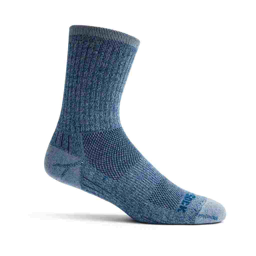 Escape - Crew Socks - Blue Twist - Escape - Crew Socks - Blue Twist side view