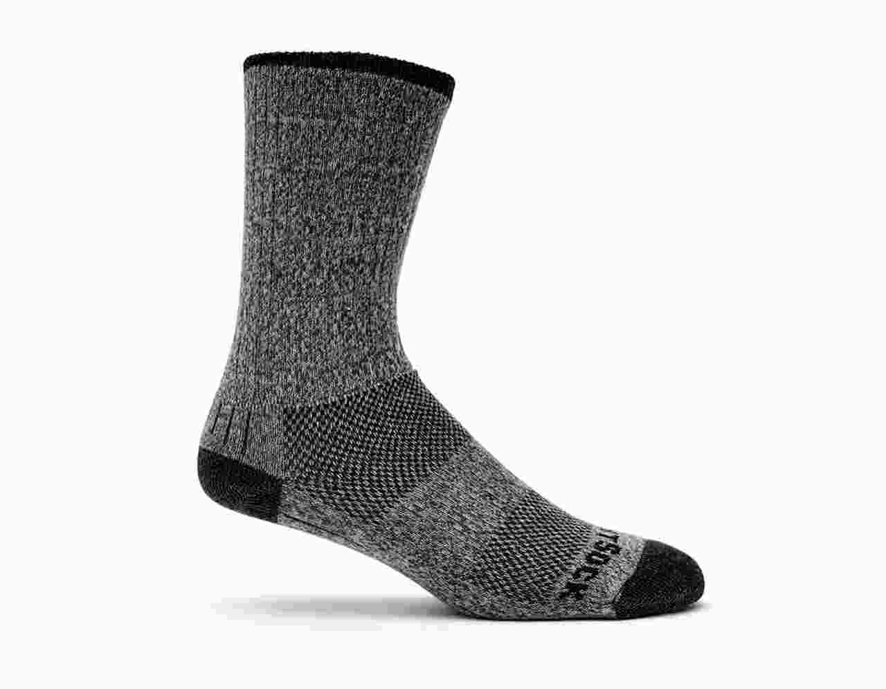 Adventure - Crew Sock - Black Marl - Adventure - Crew Sock - Black Marl side view