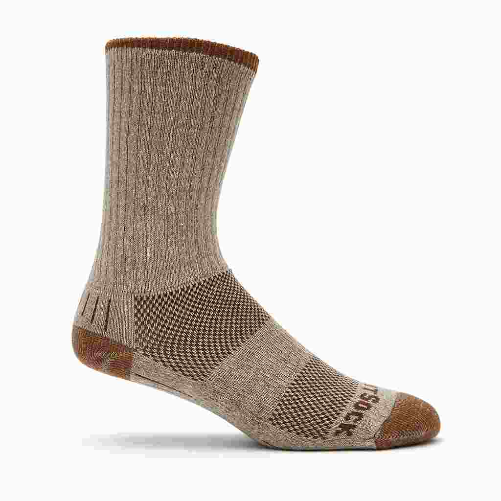 Adventure - Crew Sock - Khaki Marl - Adventure - Crew Sock - Khaki Marl side view