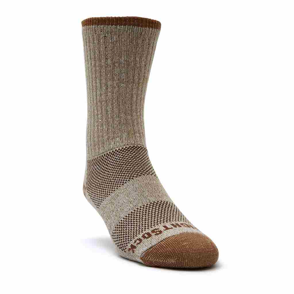 Adventure - Crew Sock - Khaki Marl - Adventure - Crew Sock - Khaki Marl front view