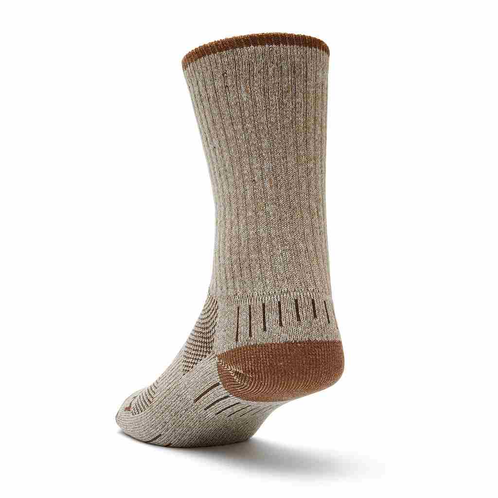 Adventure - Crew Sock - Khaki Marl - Adventure - Crew Sock - Khaki Marl back view