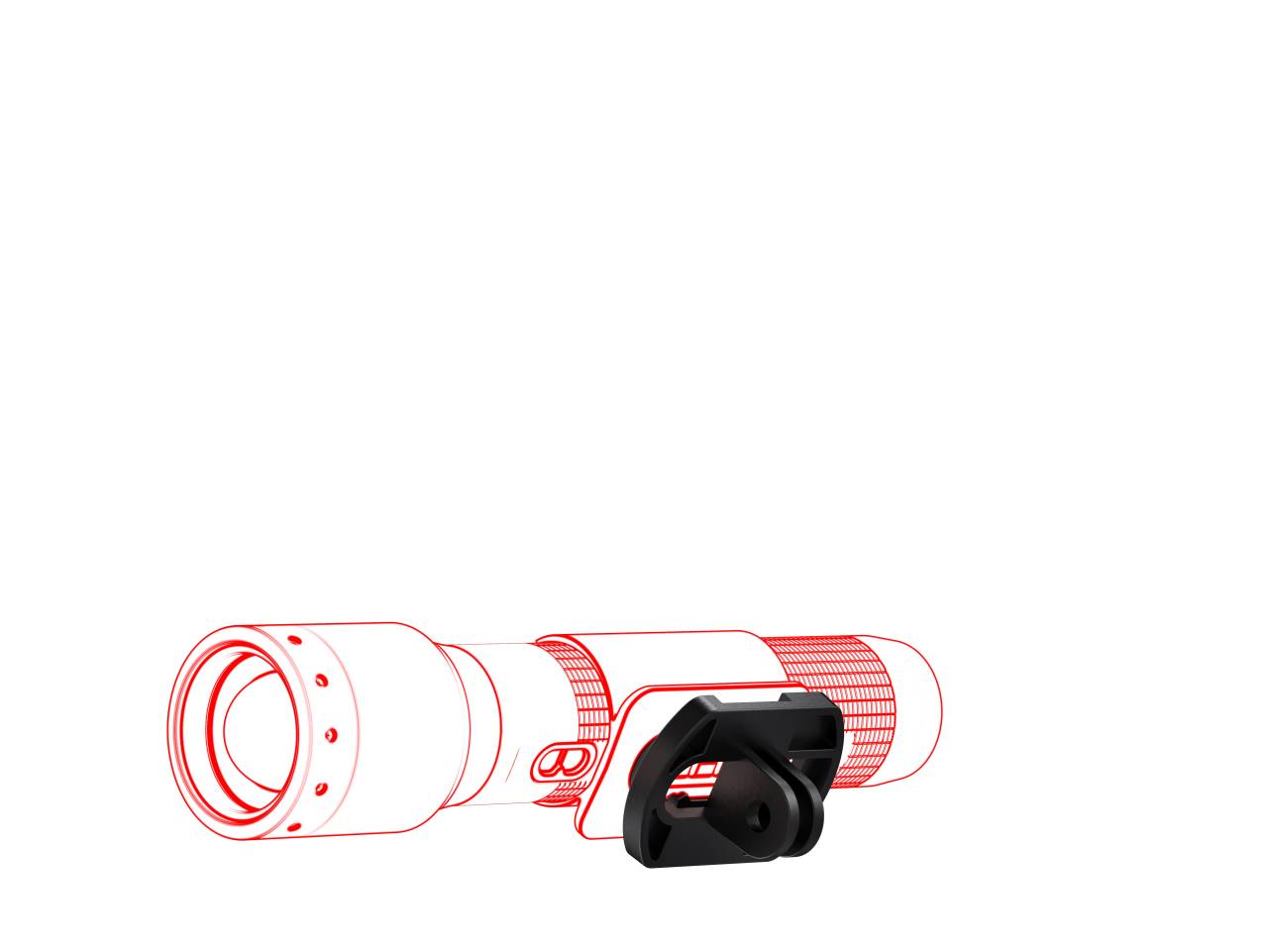 Ledlenser GoPro Adapter Type D - Type D Adapter Torch