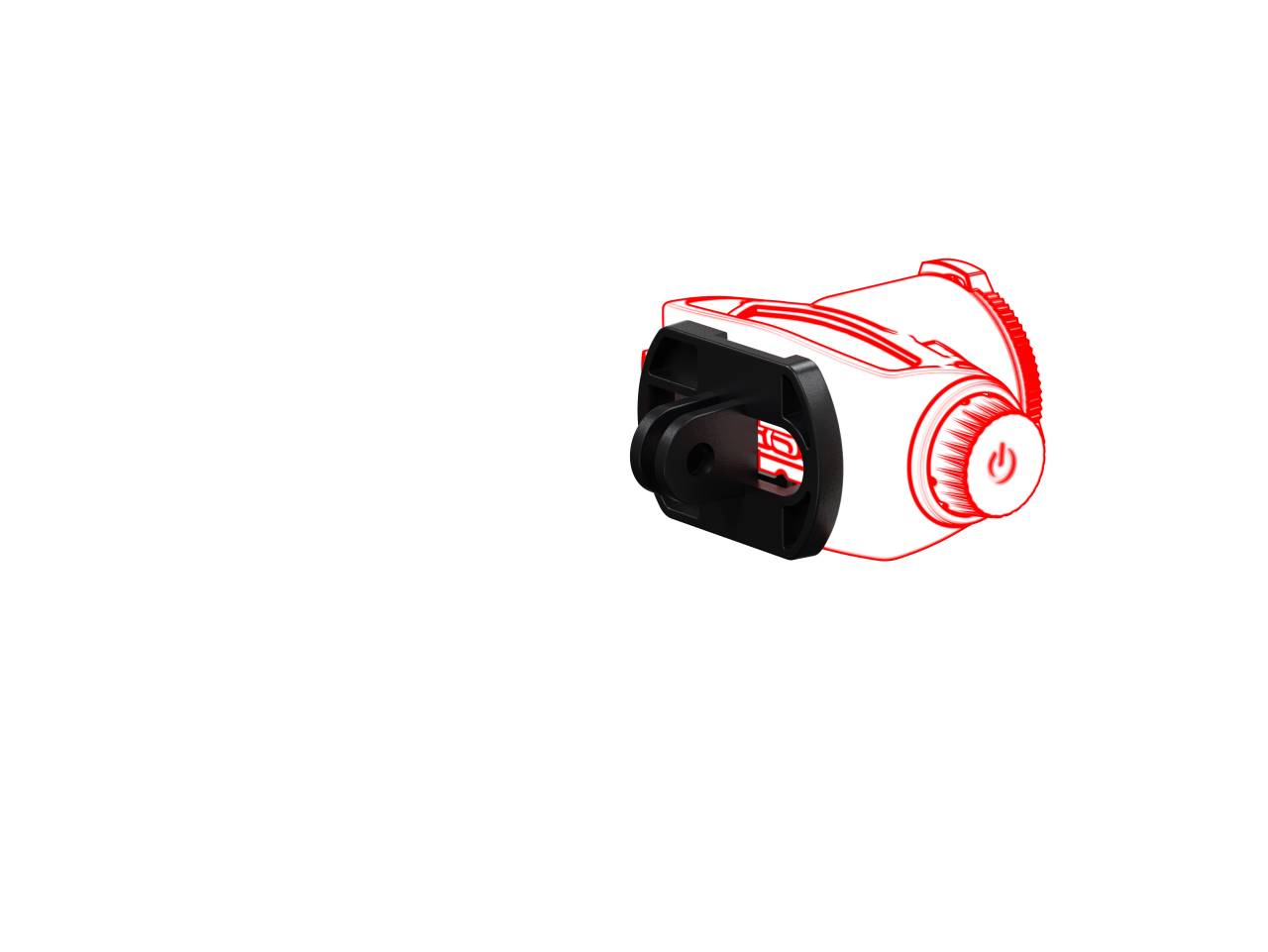 Ledlenser GoPro Adapter Type D - Adapter H7R