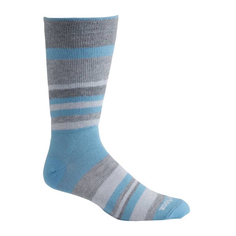 Explore - Crew Socks - Light Blue Stripe - 