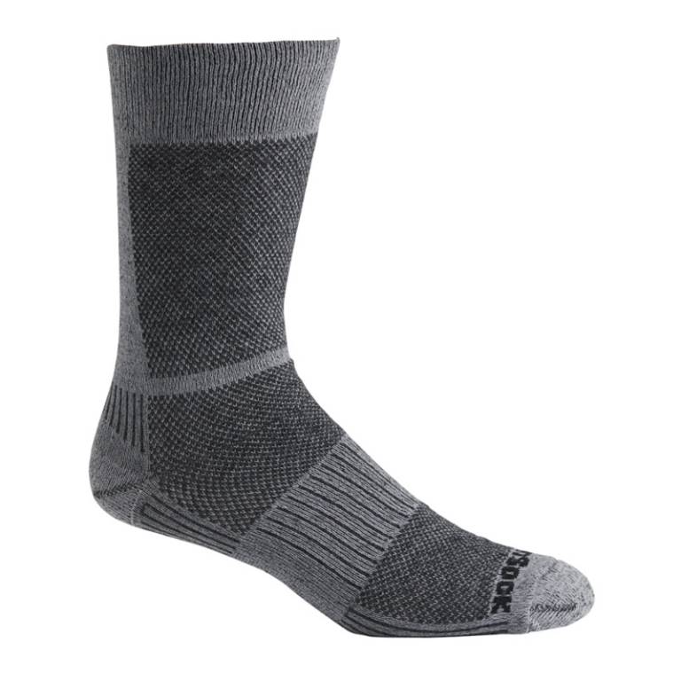 Lite Hike - Crew Socks - Black/White - 