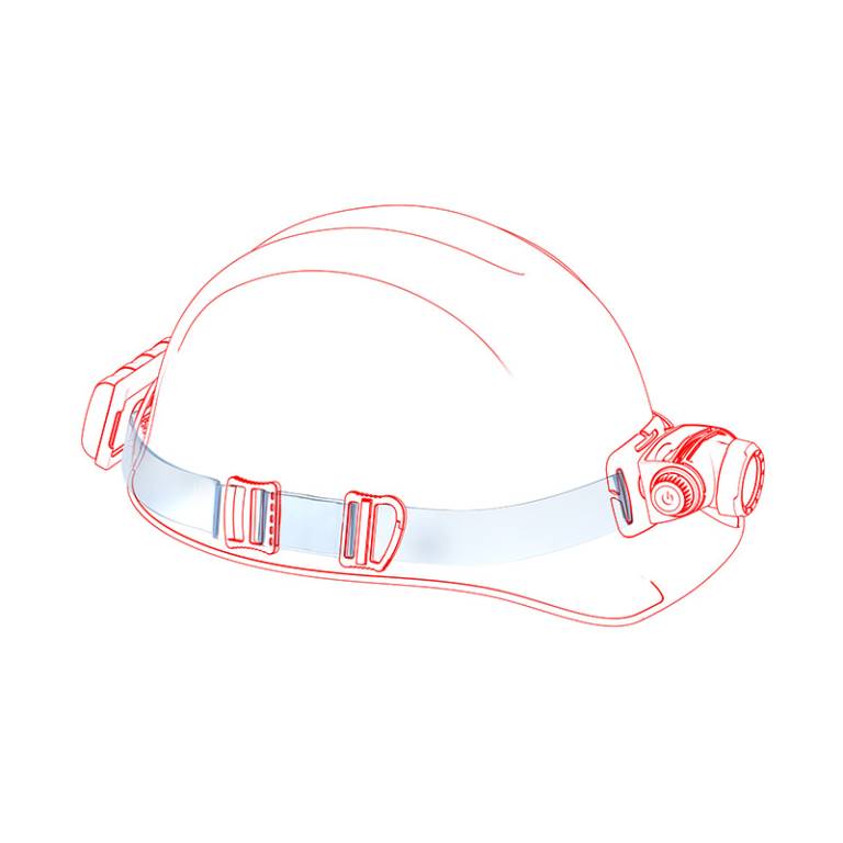 Ledlenser Transparent Silicone Headband Type A - 