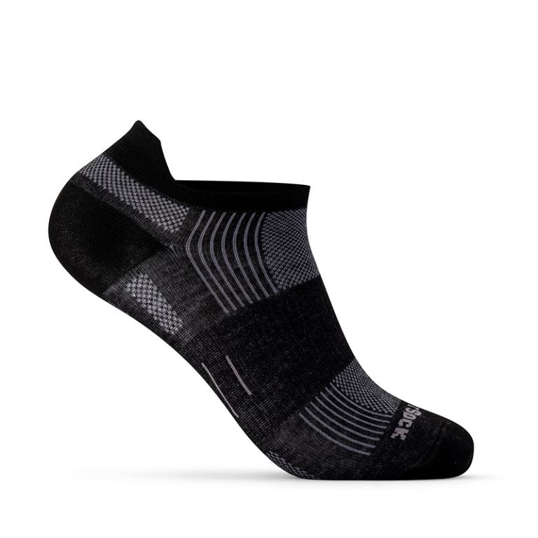 Run - Tab Socks - Black - 