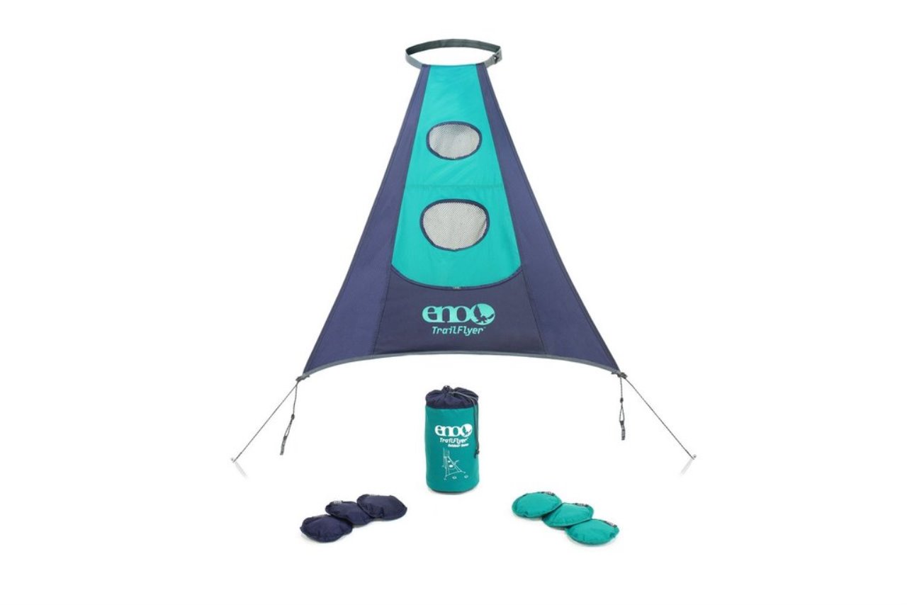 ENO TrailFlyer Outdoor Game - TrailFlyer set up full set
