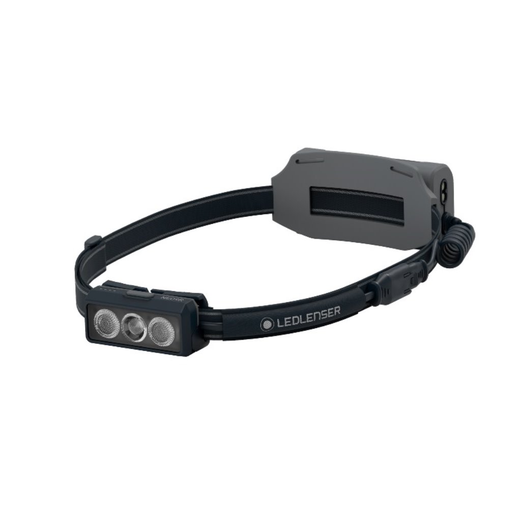 Ledlenser NEO9R Rechargeable Headlamp - NEO9R Grey Side