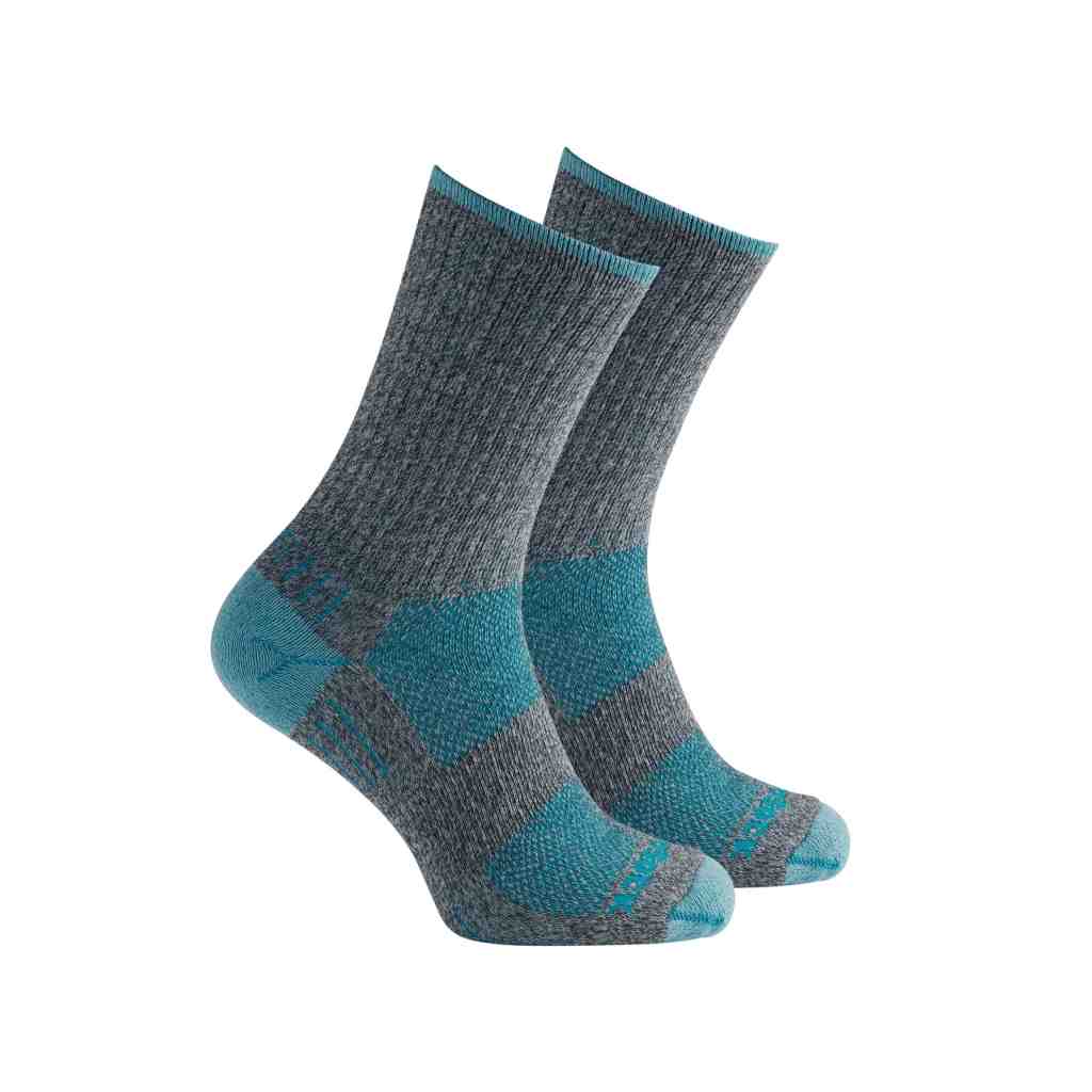 Silver Escape - Crew Socks - Ash Twist/Turquoise - Silver Escape Crew Ash Twist Turquoise