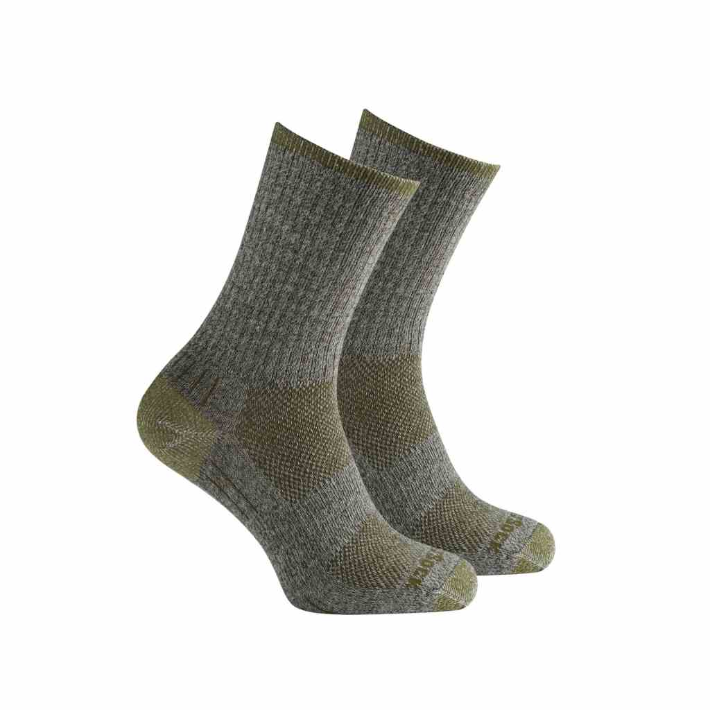 Silver Escape - Crew Socks - Trail Green - Silver Escape Crew Socks Trail Green