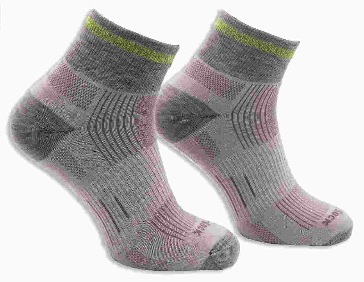 Run Reflective - Quarter Socks - Light Grey - Run Reflective Quater Sock Light Grey
