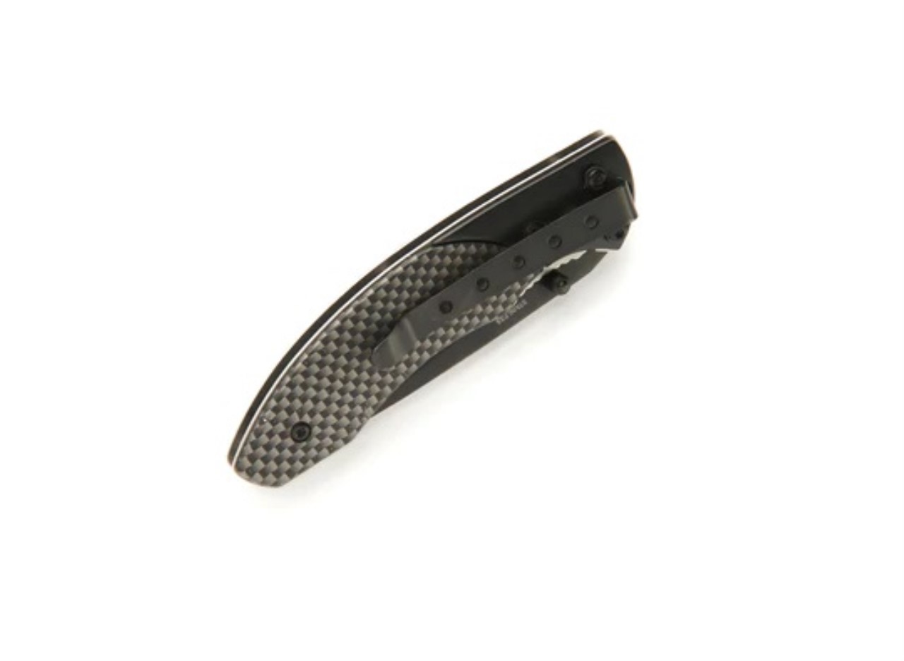 Lock Knife Carbon Fibre Pattern - 2.75