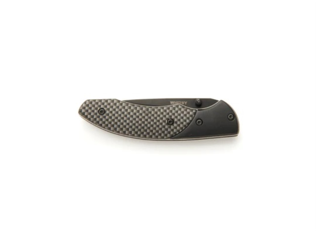 Lock Knife Carbon Fibre Pattern - 2.75