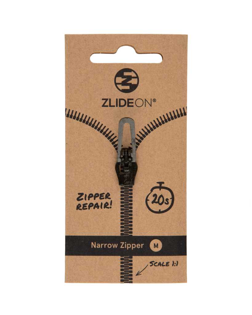 ZlideOn Narrow Zipper - M black