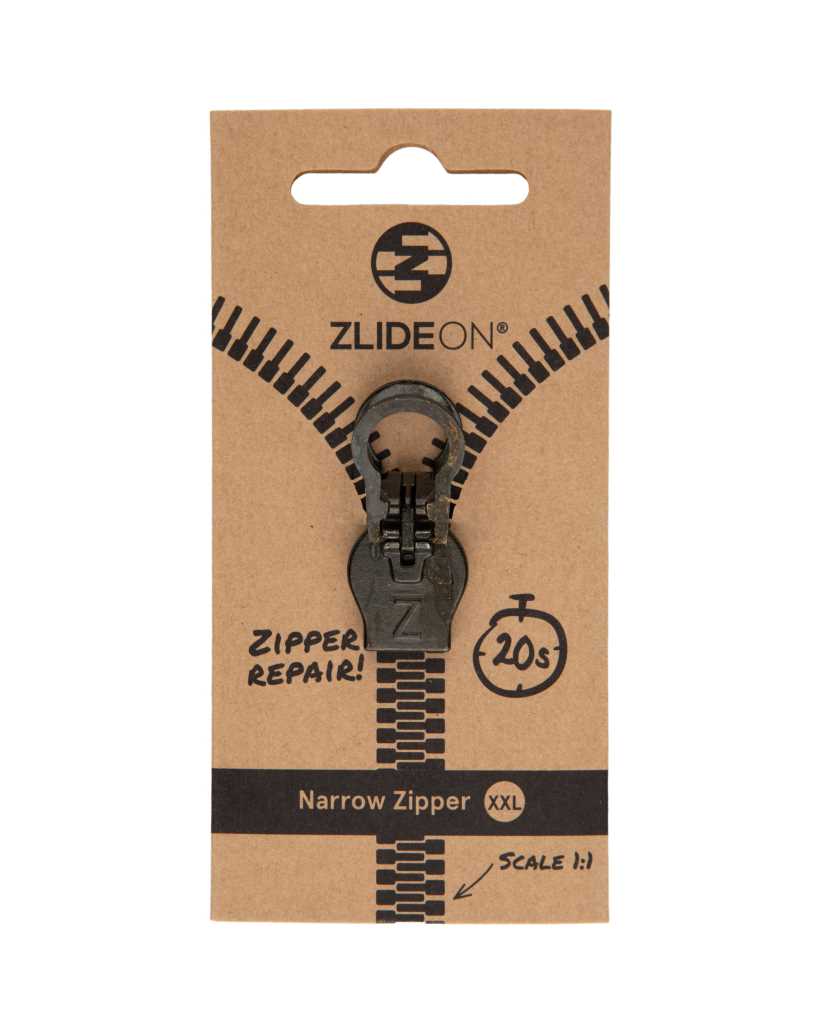 ZlideOn Narrow Zipper - XXL black