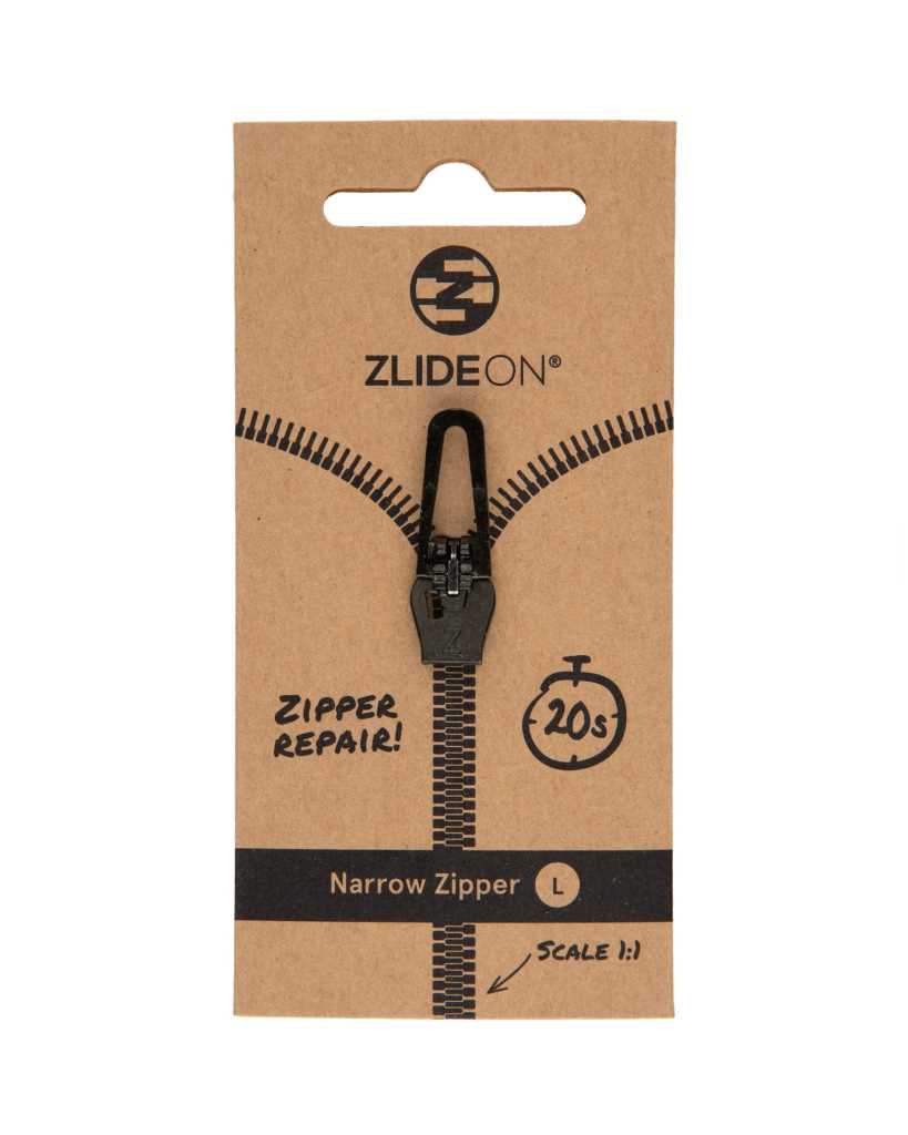 ZlideOn Narrow Zipper - L black