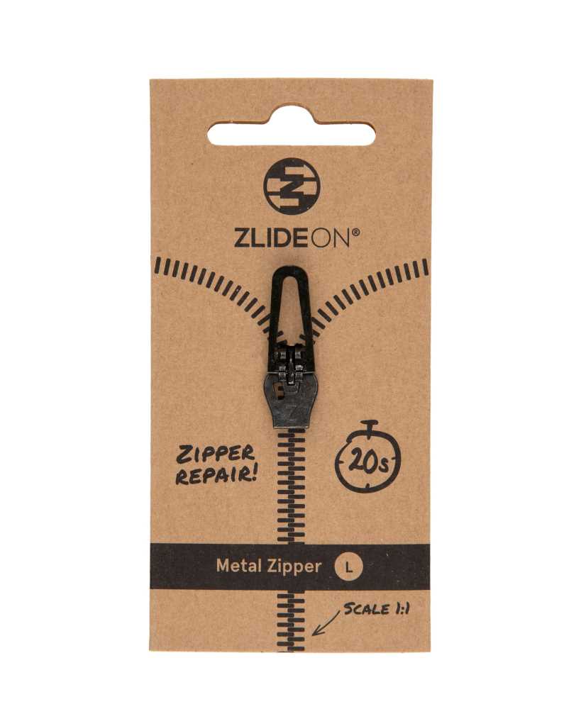 ZlideOn Metal Zipper - L black