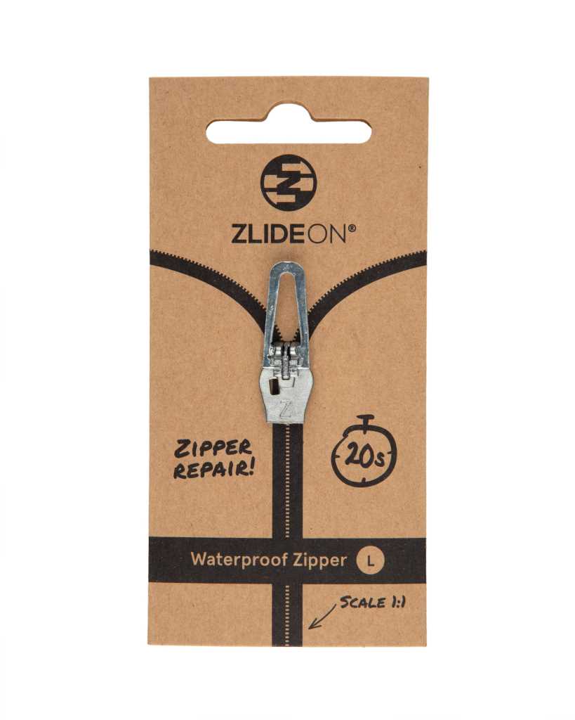 ZlideOn Waterproof Zipper - L silver