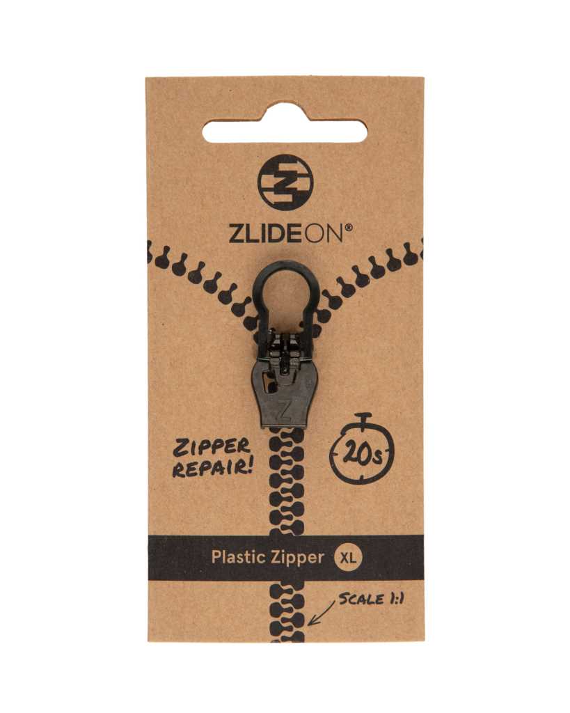 ZlideOn Plastic Zipper - XL black