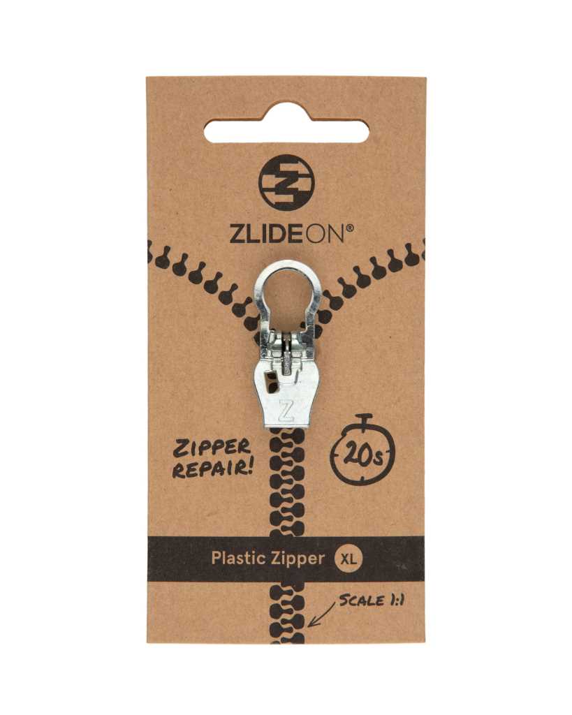 ZlideOn Plastic Zipper - XL silver