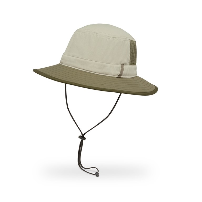 Brushline Bucket Hat - cream/juniper