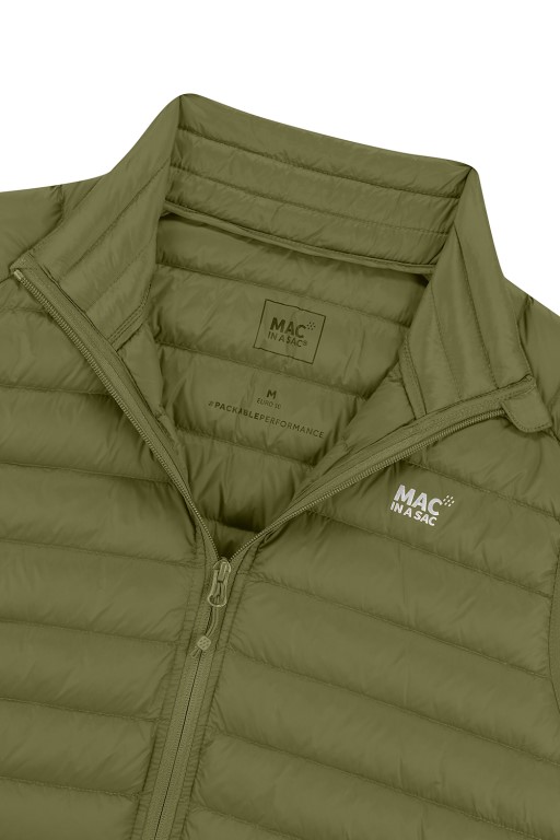 Mens Alpine Packable Down Vest (khaki) - 