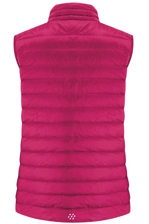 Ladies Alpine Packable Down Vest (fuchsia) - 