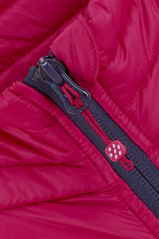 Ladies Alpine Packable Down Vest (fuchsia) - 