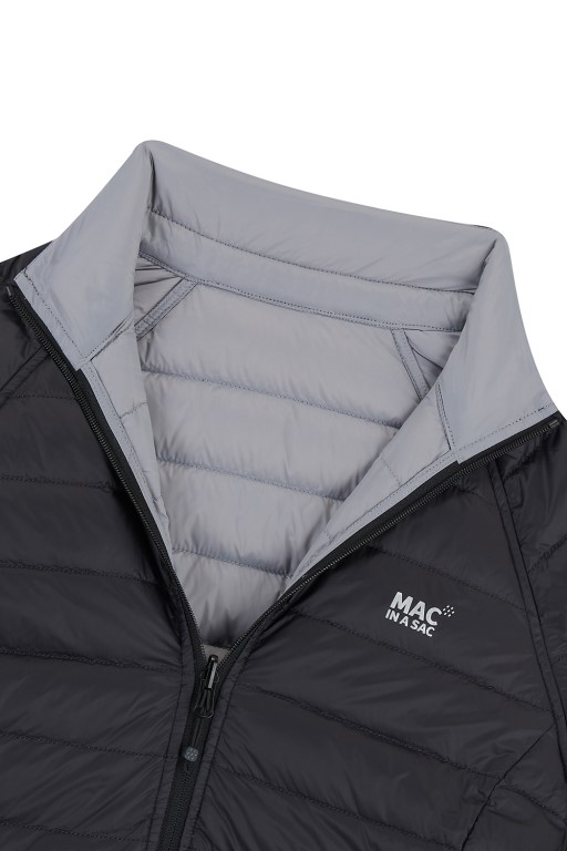 Ladies Polar Reversible Down Jacket (black/grey) - 