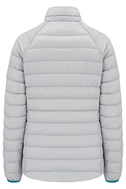Ladies Polar Reversible Down Jacket (petrol/grey) - 