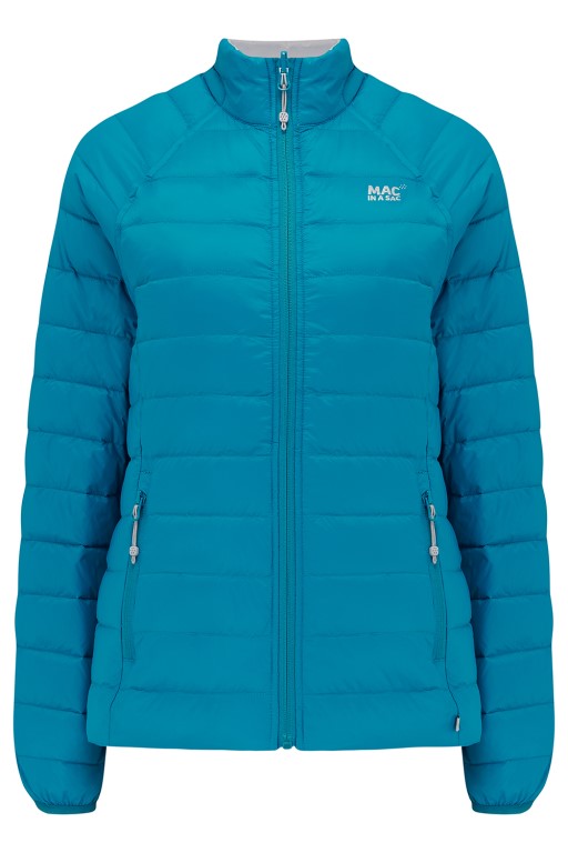 Ladies Polar Reversible Down Jacket (petrol/grey) - 