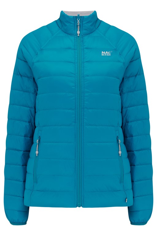 Ladies Polar Reversible Down Jacket (petrol/grey) - 