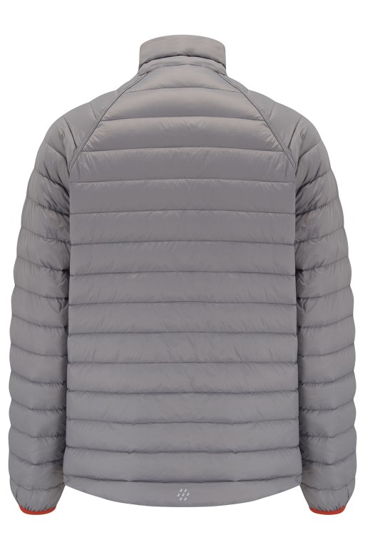 Mens Polar Reversible Down Jacket (orange/grey) - 
